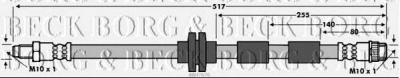 BORG & BECK bbh7670 -  Тормозной шланг